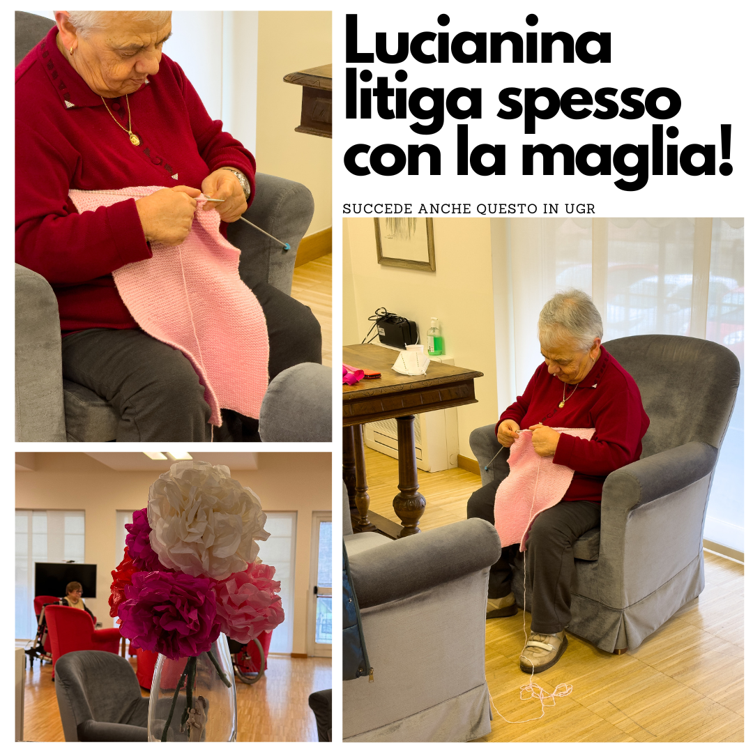 Lucianina litiga spesso con la maglia!